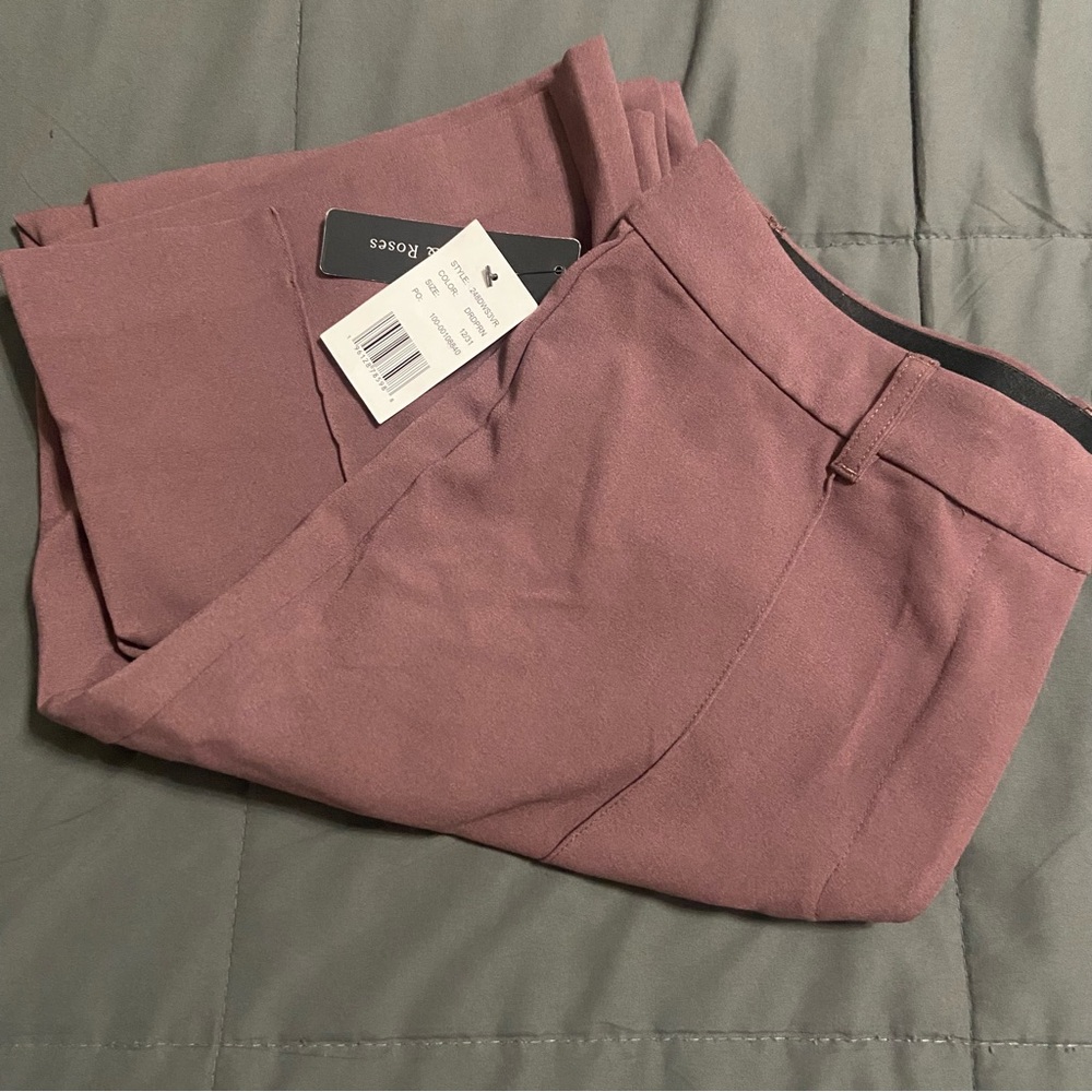 Violet’s and Roses Mauve Bootcut Dress pants size 12/31 NWT